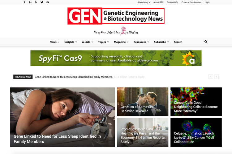 Genetic Engineering & Biotechnology News